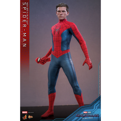 Spider-Man No Way Home Movie Masterpiece New Red & Blue Suit Hot Toys