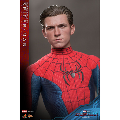 Spider-Man No Way Home Movie Masterpiece New Red & Blue Suit Hot Toys