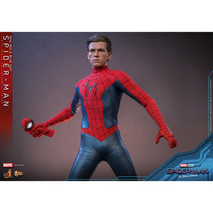 Spider-Man No Way Home Movie Masterpiece New Red & Blue Suit Hot Toys